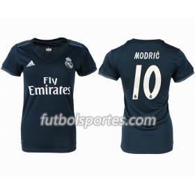 Camisetas Real Madrid MODRIC 10 Mujer Segunda Equipacion 2018/2019